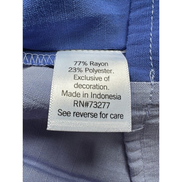 Nine West Blue Fit & Flare Halter Maxi Dress Small Beachy Resort Boho Summer - Picture 4 of 13